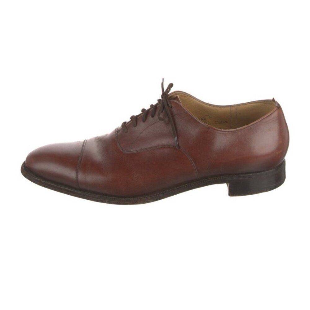 Church’s Authentic Leather Oxfords Oxford Solid Brown Shoes 12.5